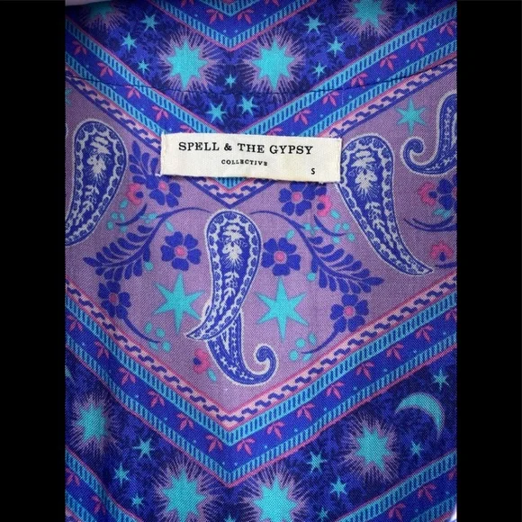 Spell & The Gypsy City Lights Long Maxi Dress Size Small - Picture 10 of 12